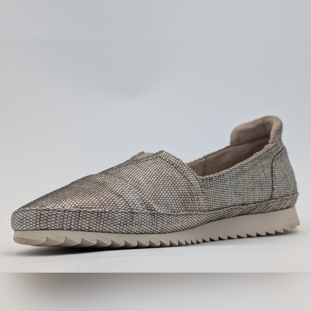 Vaneli Veve Neutral Camel Raffia Upper Beige Sz8M Women Textured Loafers - Picture 4 of 17